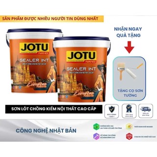 Sơn lót chống kiềm ngoại và nội thất cao cấp JOTU,Sơn lót giúp lên màu chuẩn đẹp chống muối mốc
