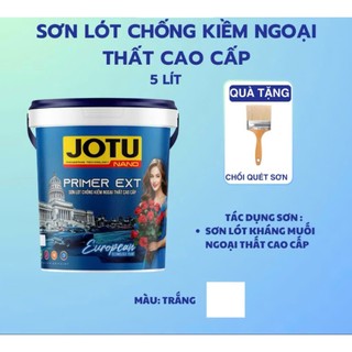 Sơn lót chống kiềm ngoại và nội thất cao cấp JOTU,Sơn lót giúp lên màu chuẩn đẹp chống muối mốc