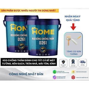 Keo chống thấm nước không màu Home d216, chống thấm gạch sân thượng,chống thấm tường nhà,chống thấm trần