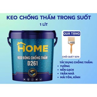 Keo chống thấm nước không màu Home d216, chống thấm gạch sân thượng,chống thấm tường nhà,chống thấm trần