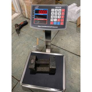 Cân điện tử Tân Phong chống nước 60kg.  Tự động tính tiền. Hàng chất lượng cao.
