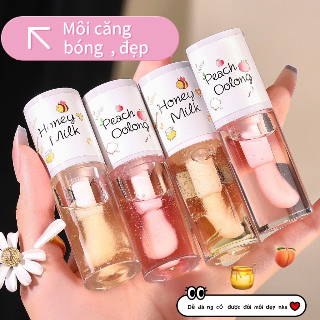 [ TWG ] Tinh Chất Dưỡng Môi PeachHoney Cấp Ẩm Làm Bóng Căng Mịn giảm thâm,chống Lão Hoá cho Bờ Môi Đẹp