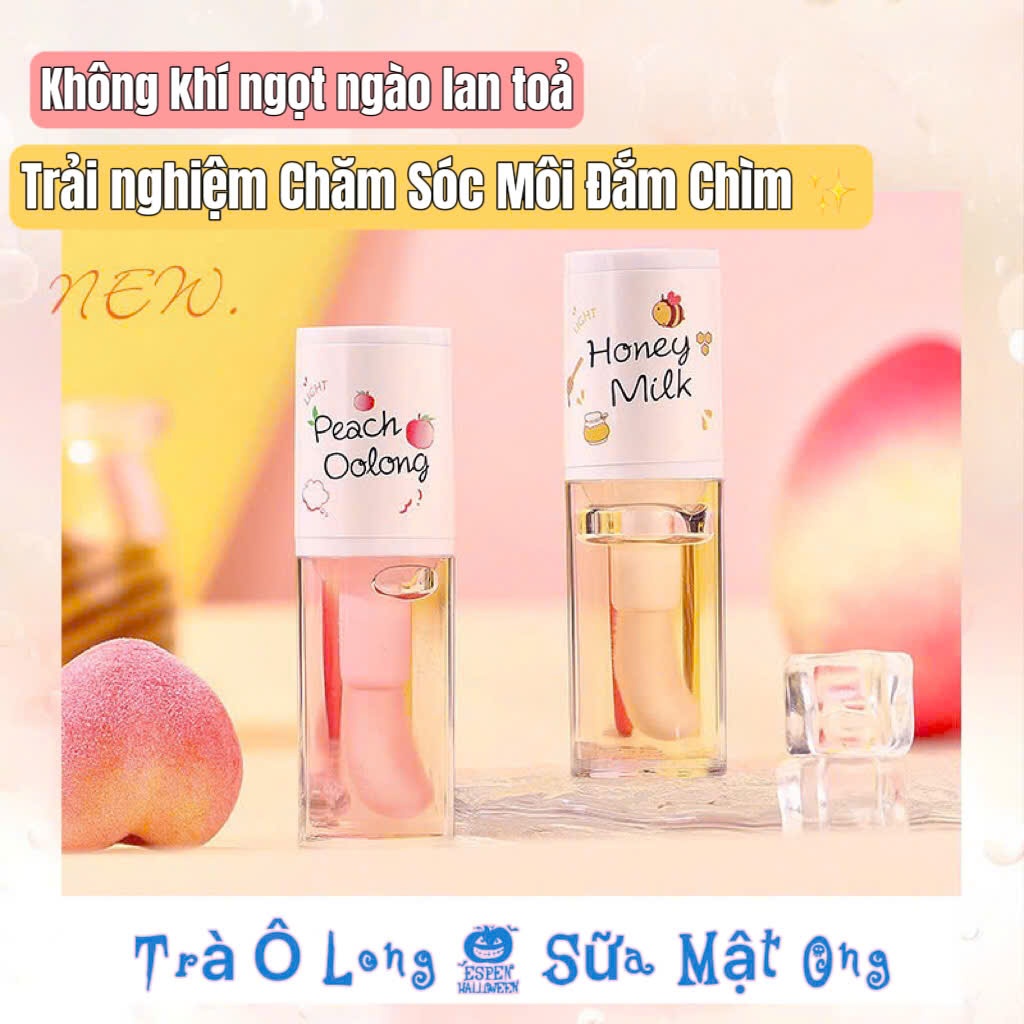 [ TWG ] Tinh Chất Dưỡng Môi PeachHoney Cấp Ẩm Làm Bóng Căng Mịn giảm thâm,chống Lão Hoá cho Bờ Môi Đẹp