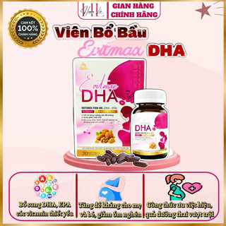 ✅[Hàng chính hãng]Viên bổ bầu Evitmax bổ sung DHA, vitamin và các khoáng chất thiết yếu cho mẹ và bé