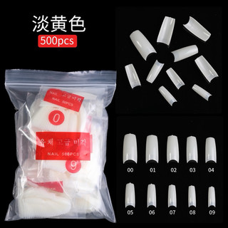 Móng Nối - Móng Tip Form Vuông Hàn Dạng Túi – Móng Tip Chân Chuẩn, Hai Màu Clear và Natural