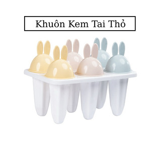 Khuôn làm kem 6 que VIỆT NHẬT – Khuôn làm kem thỏ, khuôn làm kem tròn (5616-5617)