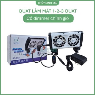 Quạt Làm Mát Bể Cá Shengang SG - Có Dimmer Chỉnh Gió - Êm Ái, Tiết Kiệm Điện