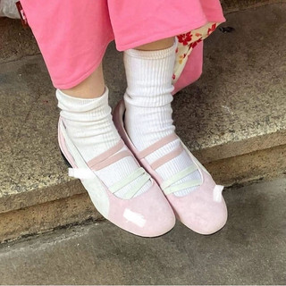 Giày búp bê bigsize nữ mùa hè Pu_ma ballet màu hồng siêu êm nhẹ , giày sục slipon thời trang big size cao cấp nữ