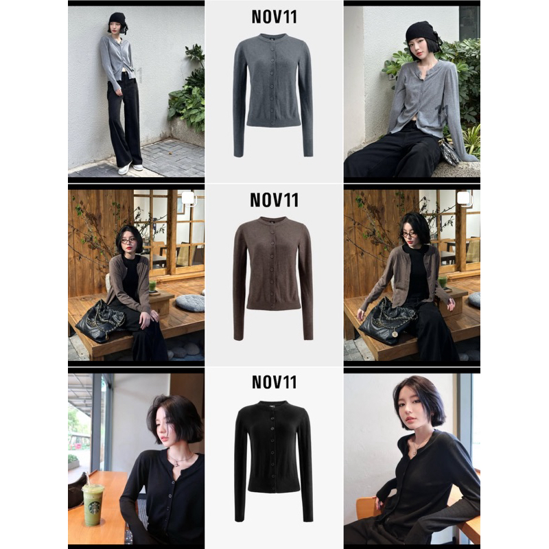 /NOV11/ ÁO CARDIGAN LEN DỆT KIM - Chất mỏng nhẹ, form siêu đẹp | BigBuy360 - bigbuy360.vn