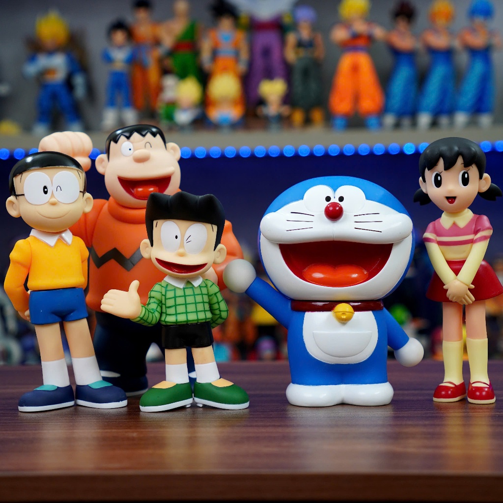 Bộ mô hình Doreamon 5 nhân vật cực đẹp cao 23cm - Mô hình Doreamon ...