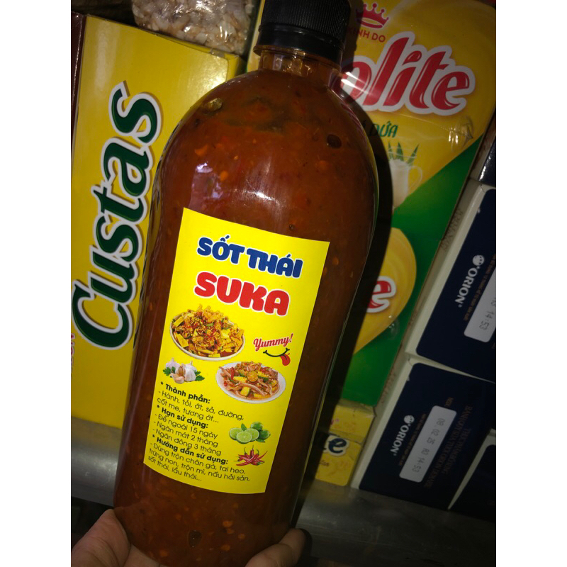 Combo 2 Chai Nước Sốt Trộn Chân Gà Suka 330ml – Sốt Thái Chua Cay Đậm Vị, Trộn Chân Gà, Tai Heo, Hải Sản Siêu Ngon