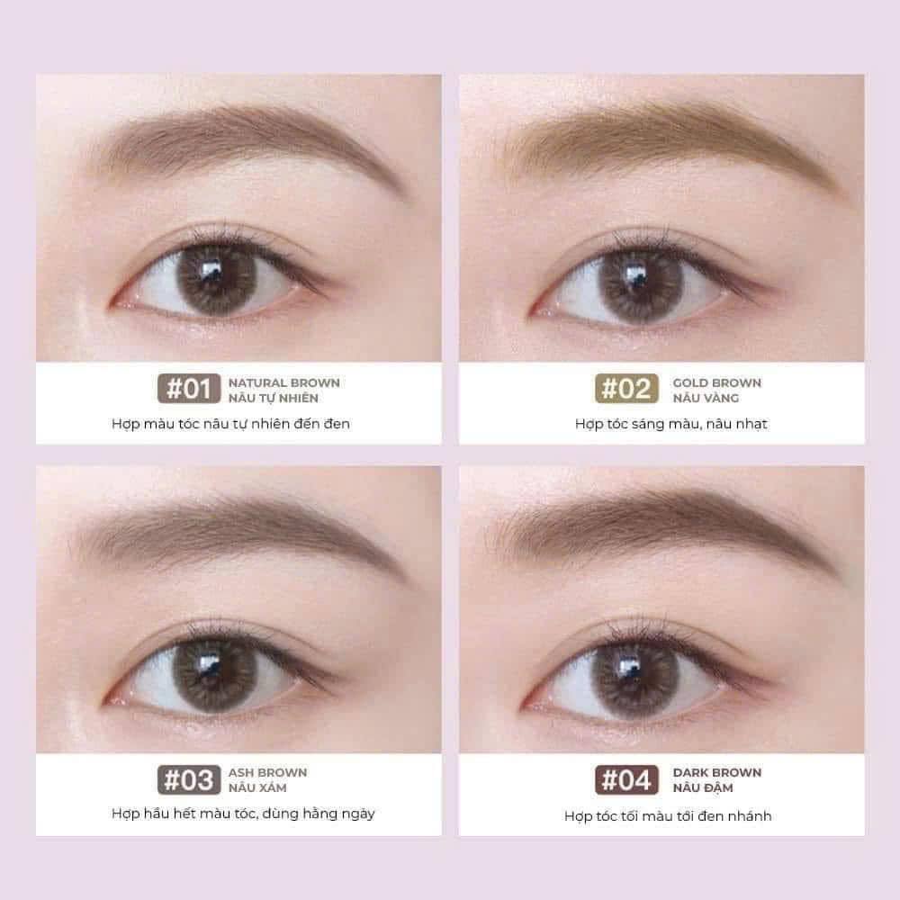 Mascara JudyDoll - Mascara chuốt lông mày JUDYDOLL chống thấm nước, bền màu  tự nhiên