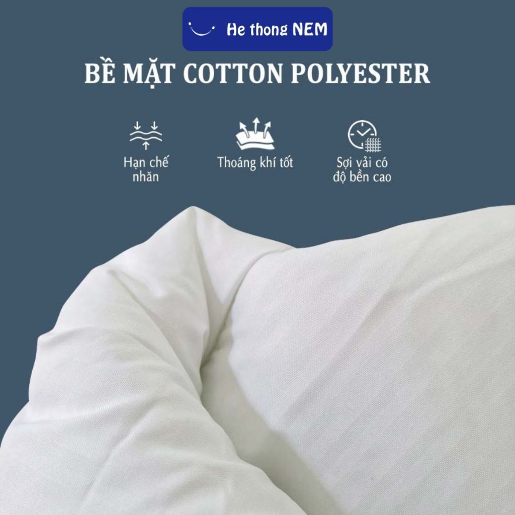Ảnh Niệm Topper dày 9cm He thong NEM Cao Cấp Tấm Nệm Đệm Topper Toper Trải Giường Tăng Tiện Nghi Chuẩn Khách Sạn 5 Sao 3