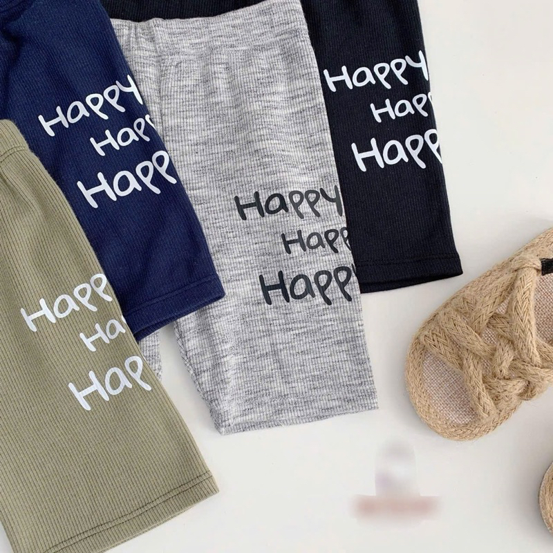 Quần legging lửng bé gái E0474, chất cotton co giãn thoáng mát, mặc hè thoải mái size 80-130 (9-23kg)