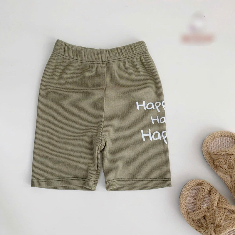 Quần legging lửng bé gái E0474, chất cotton co giãn thoáng mát, mặc hè thoải mái size 80-130 (9-23kg)