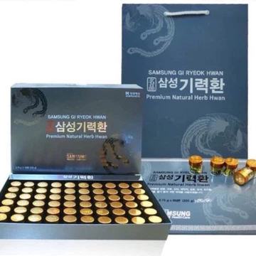An Cung Ngưu Hoàng Hộp Giấy Xanh 60v - LÊ NGA - NHÂN SÂM HÀN QUỐC