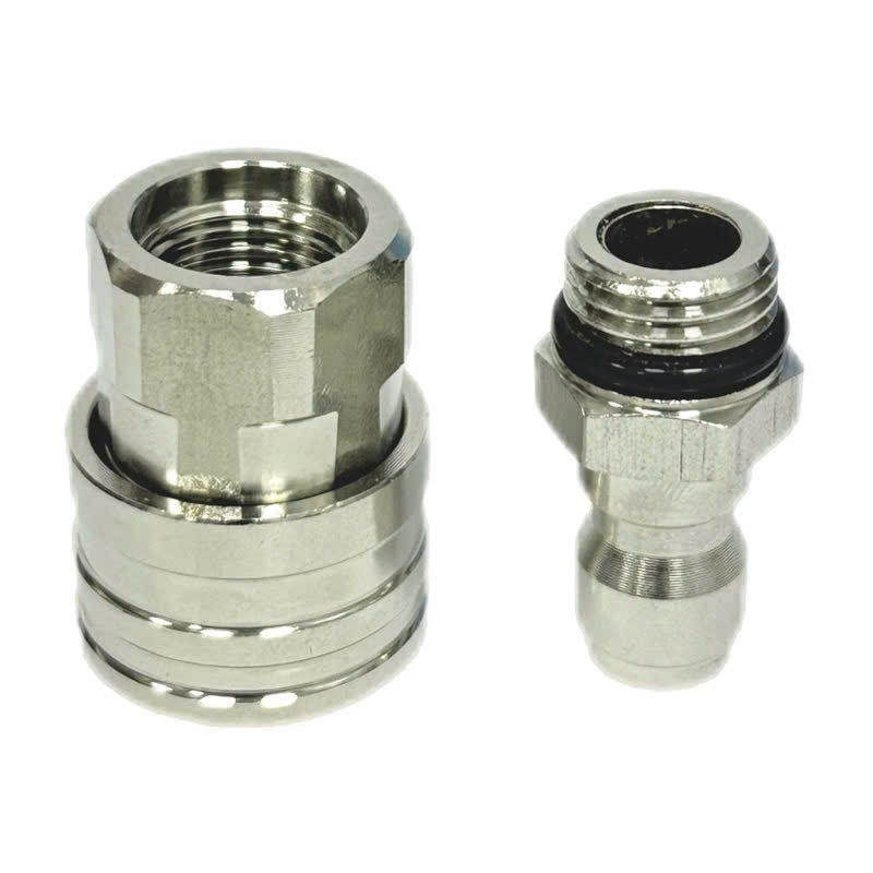 Khớp Nối Nhanh 1/4 inch Ren Trong 14mm Inox Cho Máy Rửa Xe Gia Đình Phụ Kiện water  guns