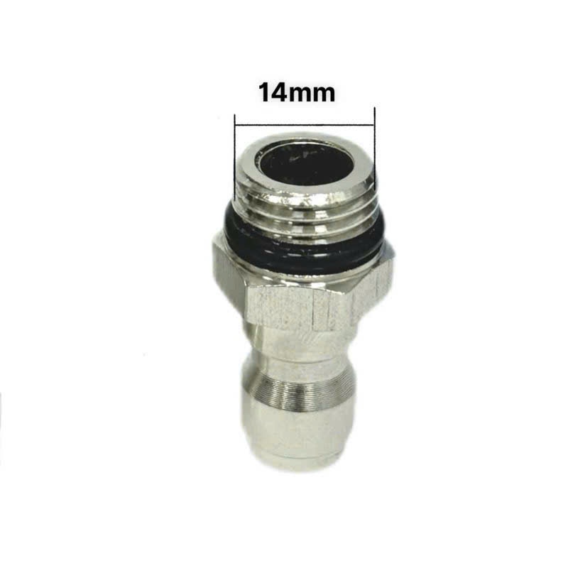 Khớp Nối Nhanh 1/4 inch Ren Trong 14mm Inox Cho Máy Rửa Xe Gia Đình Phụ Kiện water  guns