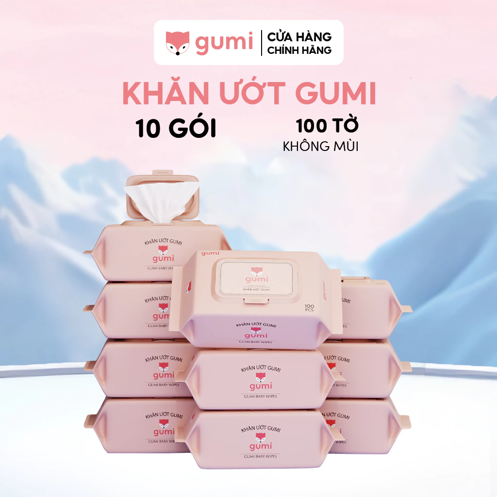 khăn ướt Gumi