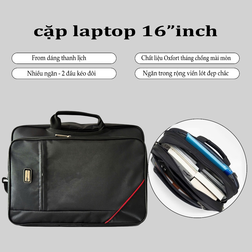Ba lô laptop 17 inch Góc Xéo M.E.N cao cấp [MẪU MỚI]