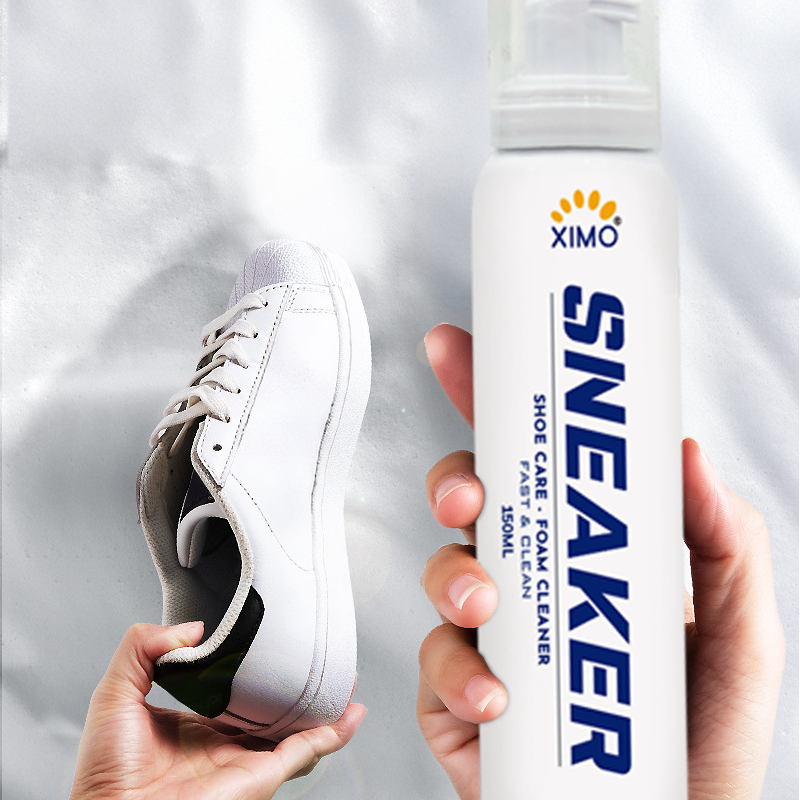Ảnh Chai Vệ Sinh Giày Nhanh Ximo Sneaker White Plus Làm Sạch Vết Bẩn, Tiện Lợi 150ml 2