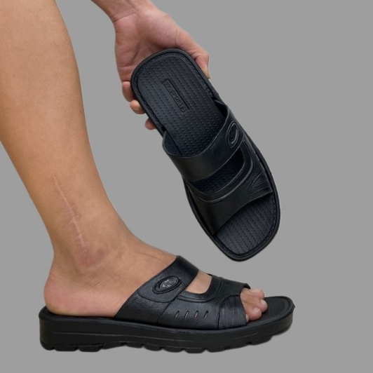 Dép 2 quai ông già, dép tĩnh điện cty,quai đóng khuy CHUẨN