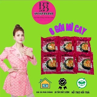 [ Tặng Muỗng]Combo 5 Gói Mì Cay Ba Báo chuẩn vị ngon như ăn quán (có tặng thêm quà)