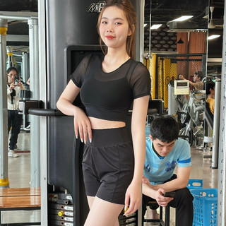 Quần đũi vừa nữ,model: 99079.1.063 Tuấn HD, 2 Lớp Tập Gym,Yoga,Chạy Bộ, Đạp Xe, Co Giãn