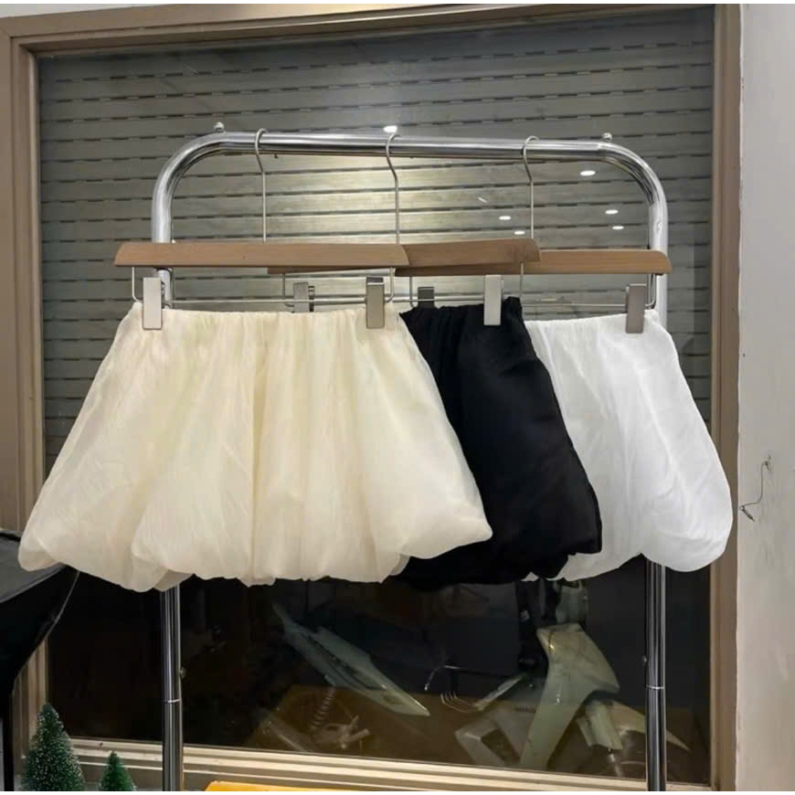 Chân váy bí dáng phồng có quần bảo hộ, váy xòe cá tính cho nữ MUZA V15