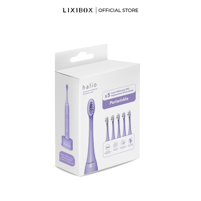 Ảnh Set 5 Đầu Bàn Chải Thay Thế Halio Sonic Whitening PRO Replacement Brush Heads 1