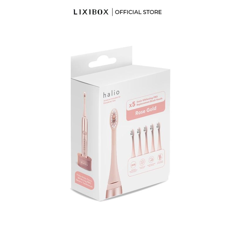 Ảnh Set 5 Đầu Bàn Chải Thay Thế Halio Sonic Whitening PRO Replacement Brush Heads 3