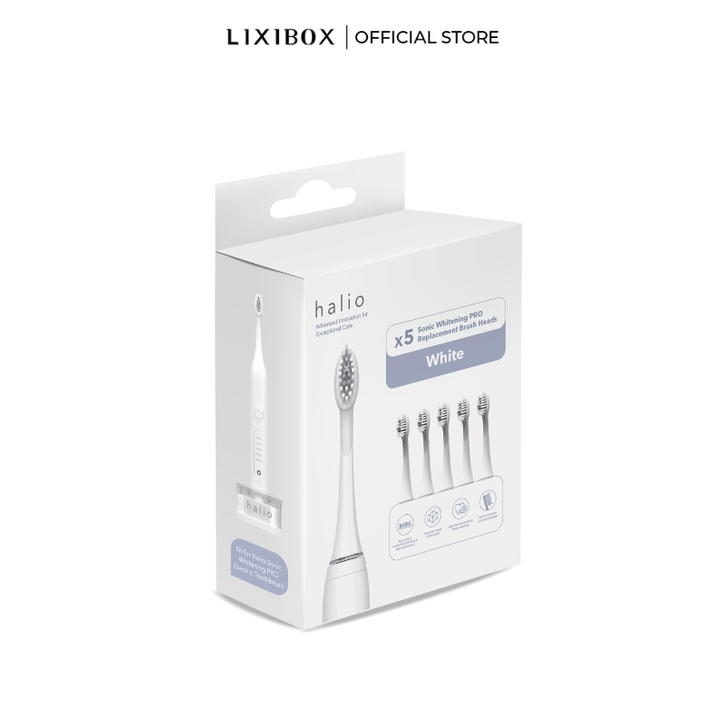 Ảnh Set 5 Đầu Bàn Chải Thay Thế Halio Sonic Whitening PRO Replacement Brush Heads 2