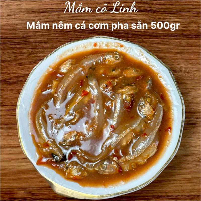 Mắm Cá Cơm Pha Sẵn 500g – Mắm Cá Cơm Đậm Vị, Ăn Liền, Chuẩn Vị Truyền Thống