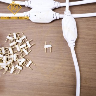 [Bán giá sỉ] Led dây 220V 2 hàng bóng - bọc chống nước - Trắng - Vàng - Dương - Lá - Hồng trang trí trần, quấn thân cây