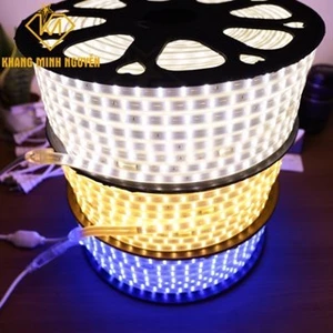 Led dây 220V 2 hàng bóng - bọc chống nước - Trắng - Vàng - Dương - Lá - Hồng trang trí trần, quấn thân cây