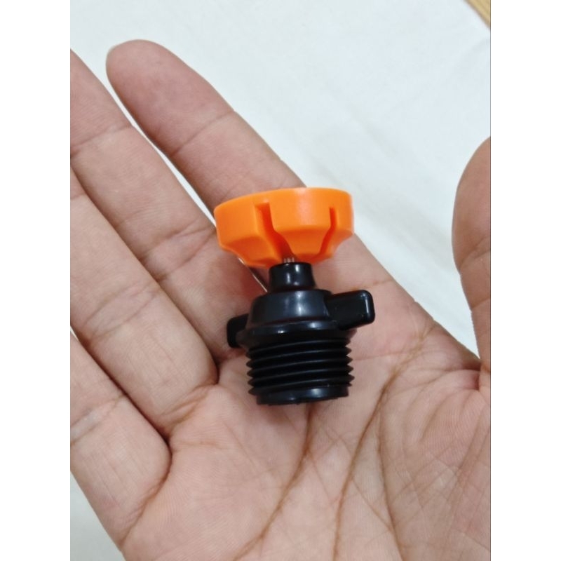5 cái [ 5 CÁI ] Béc xoay 360 độ màu cam , béc tưới phủ , tưới rau màu hạt mịn đều , gắn ren 21 vào PVC 21 hoặc ra 27mm