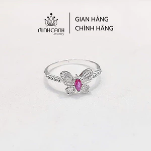 Nhẫn Bạc Hình Bướm Xinh Xắn Cho Bé Gái - Minh Canh Jewelry