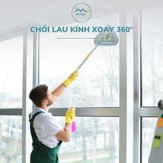 Chổi Lau Nhà Tam Giác Xoay 360 Độ Bách Hội, Tự Vắt Thông Minh, Lau Sàn Nhà, Trần Nhà, Cửa Kinh