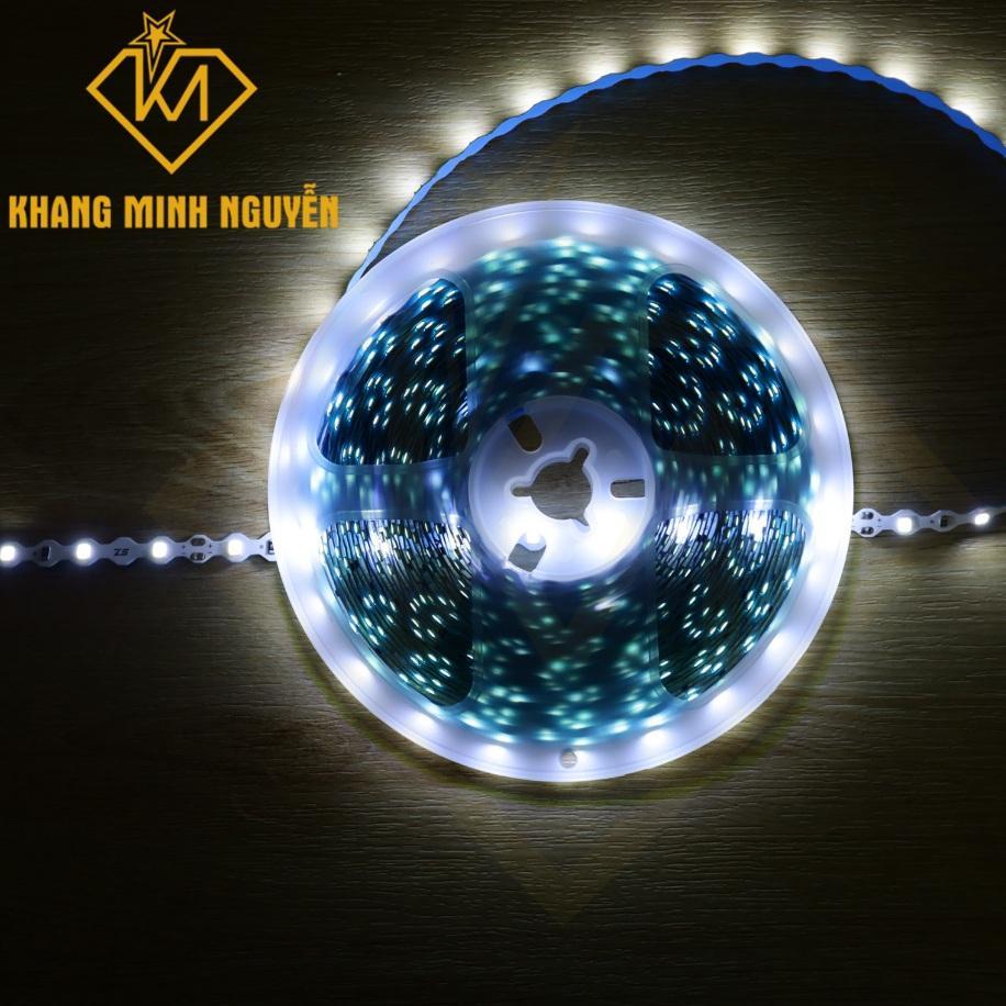 (Giá cuộn 10m) Đèn led ZICZAC 2835- 60 led/mét 12V cuộn 10m ánh sáng trắng lạnh 12000K và vàng 3000K