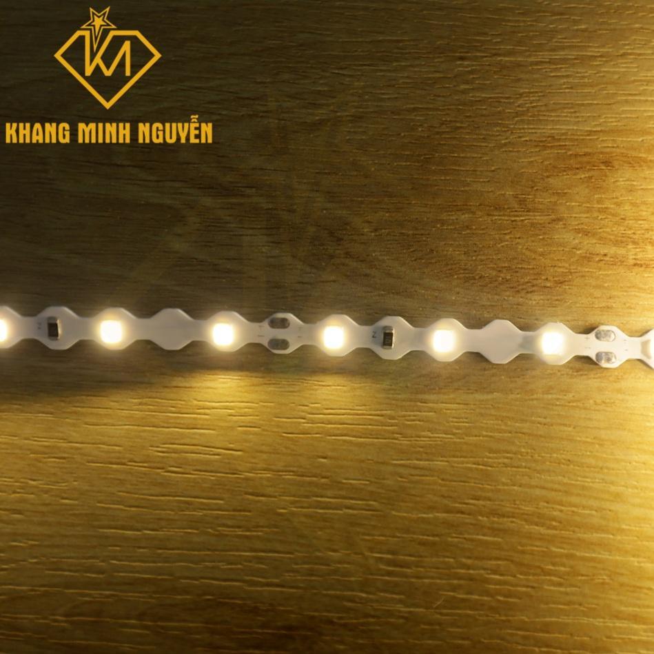 (Giá cuộn 10m) Đèn led ZICZAC 2835- 60 led/mét 12V cuộn 10m ánh sáng trắng lạnh 12000K và vàng 3000K