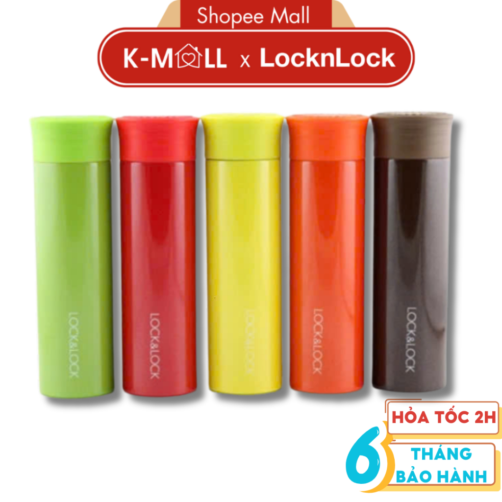 Bình giữ nhiệt LocknLock Fruits Tumbler LHC4110 dung tích 400ml, 5 màu lựa chọn - K-MALL