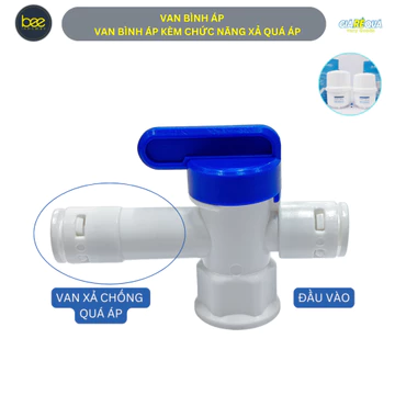 Van xả áp, van bảo vệ bình áp, van chống nổ bình áp nhựa 10L cho máy lọc nước