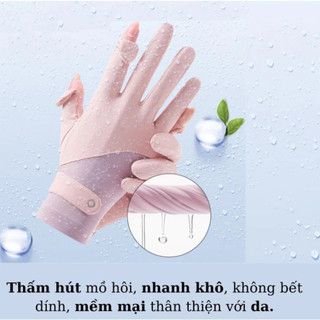 Găng Tay Chống Nắng Chống Tia Uv Cao Cấp Chất Liệu Thun Lạnh Thoáng Khí