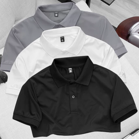 Bộ 3 áo thun polo nam vải cá sấu co giãn 4 chiều cổ bẻ Everest Nhiều màu