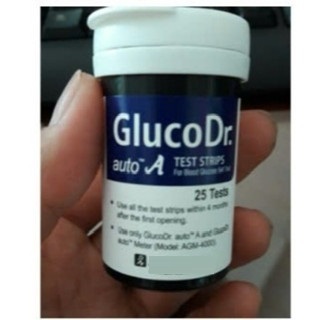 Que thử đường huyết Gluco Dr Auto (Lọ/25 que thử)