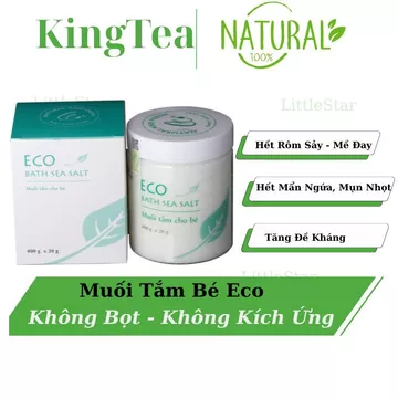 Muối Tắm Bé Sinh Dược Eco 400g - Hết Rôm Sảy Mề Đay Cho Bé - Sữa Tắm Cho Bé - Muối Tắm Thảo Dược