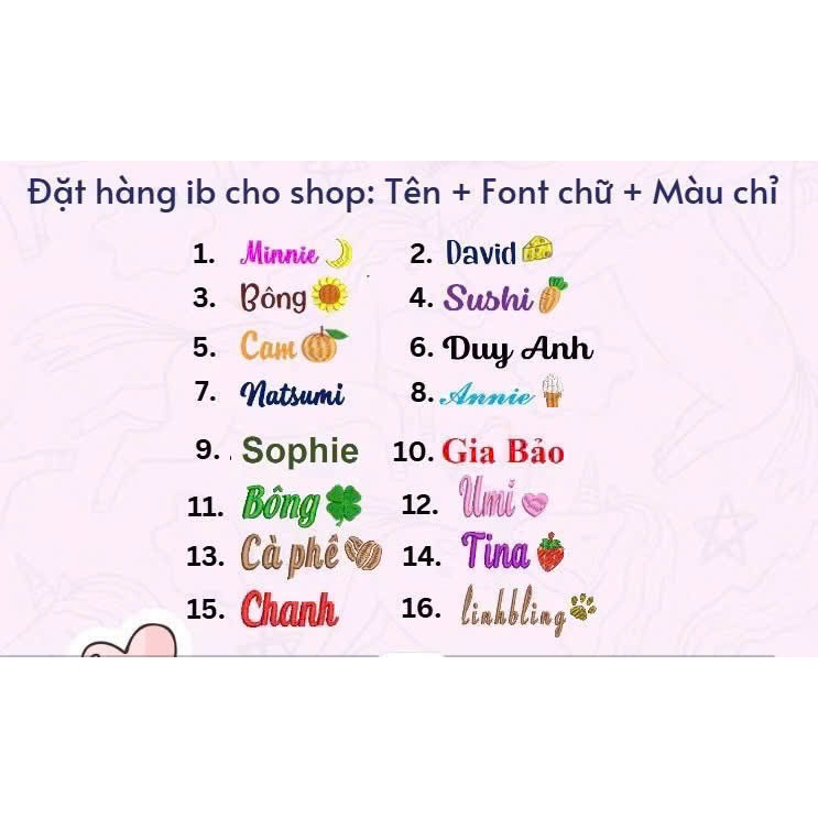 [HỎA TỐC] Gấu Bông Thỏ Xanh Thêu Tai Theo Yêu Cầu - Quà tặng trẻ em, sinh nhật, người yêu - Gấu Bông Xinh Rosaria