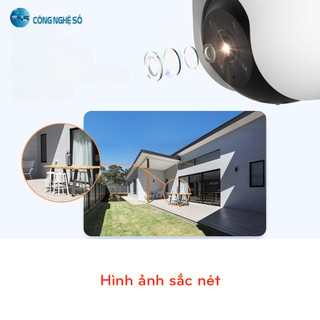 Camera Wifi Ngoài trời Ezviz C8C 5MP 3K | Chống Nước | Full Chức Năng | Chính Hãng Bảo Hành 2 Năm