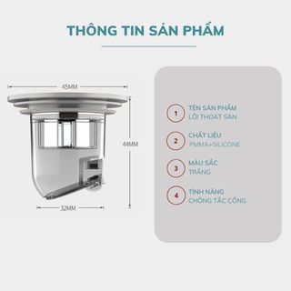 Lõi Chặn Cống Thoát Nước, Sàn Nhà bồn rửa đa năng Bách Hội Chống Côn Trùng