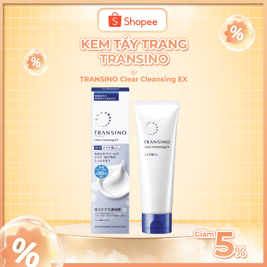 Ảnh Kem Tẩy Trang TRANSINO - TRANSINO Clear Cleansing EX 110g 3